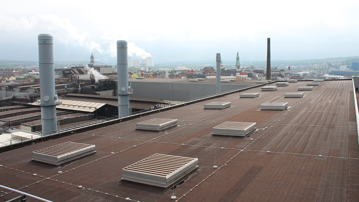 Labyrinth Lüfter von roda - Dach von Fabrik