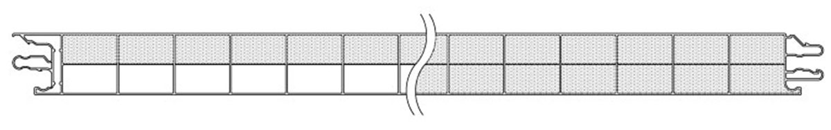 Lumira® filled 540-3 polycarbonate panel it shows the Lumira® filled 540-3 polycarbonate panel